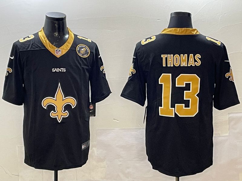 Men New Orleans Saints #13 Thomas Black Brigade standard 2025 Nike Limited NFL Jersey style 3->new orleans saints->NFL Jersey